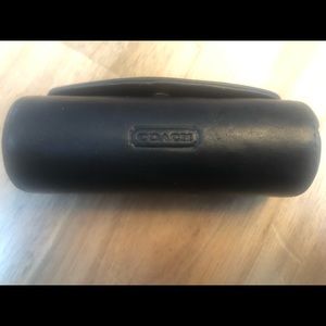 Coach Lipstick Case with Mirror in Black